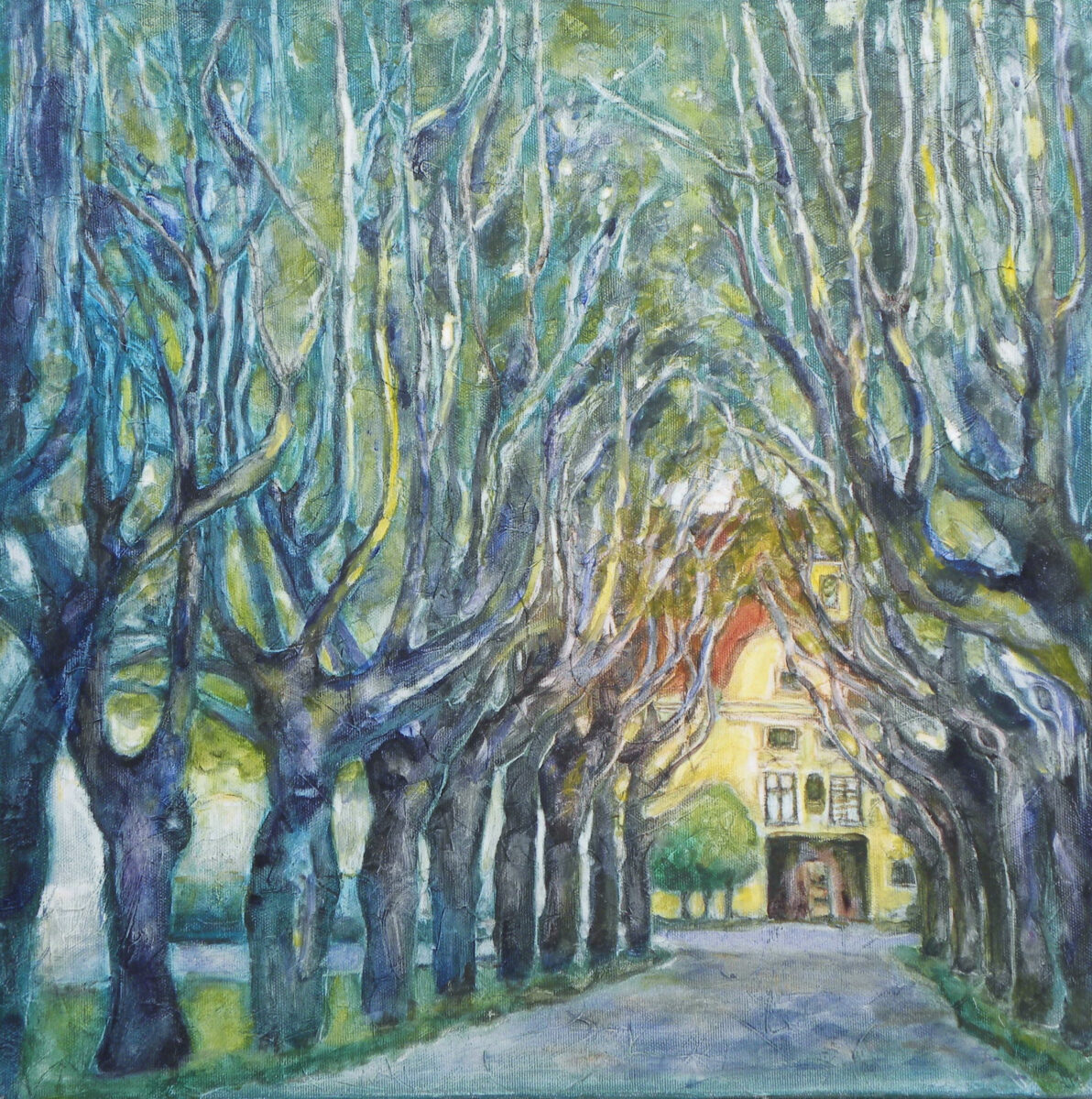 Klimt Alle im Park von Schloss Kammer - Ölbild von Gabriele Maderböck