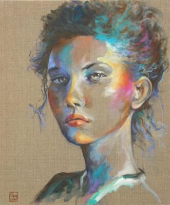 Damenporträt - Ölbild von Gabriele Maderböck