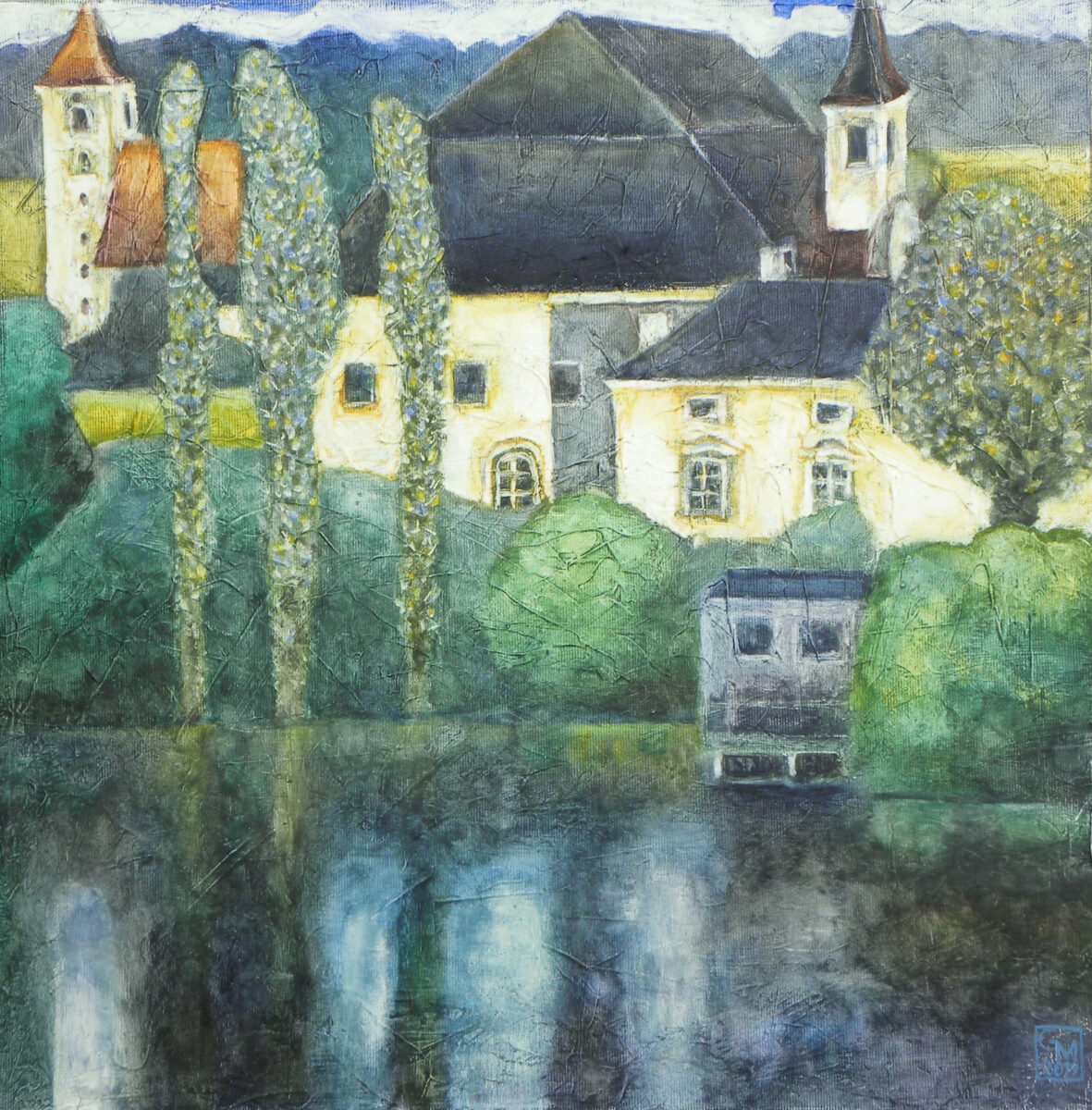 Klimt Schloss Kammer - Ölbild von Gabriele Maderböck