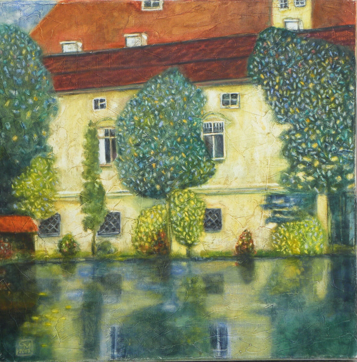 Klimt Schloss Kammer - Ölbild von Gabriele Maderböck