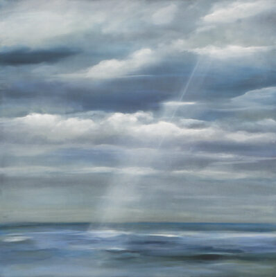 Wind und Wellen Sonnenstrahl - Ölbild von Gabriele Maderböck