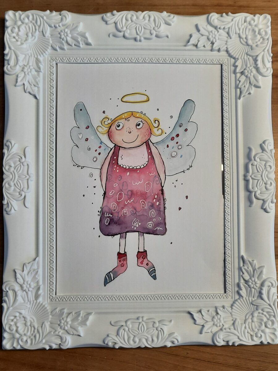 Engel mit Heiligenschein